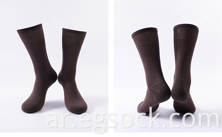 Summer Mercerized Cotton Dress Socks